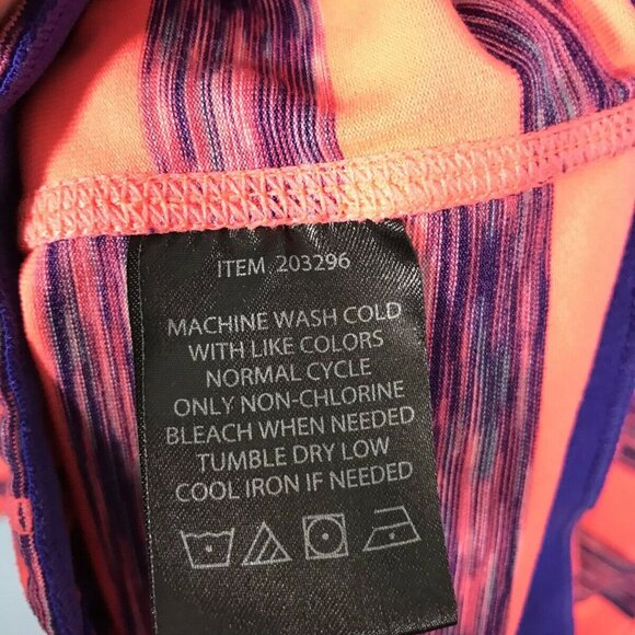 Lukka Womens S Small Striped Full-Zip Hoodie Jacket In Pink & Purple - Picture 4 of 8